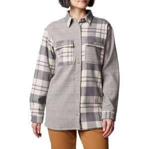 Columbia Women's Blue Point Creek
Shirt Jacket,City Grey River. Size L. MSRP $70